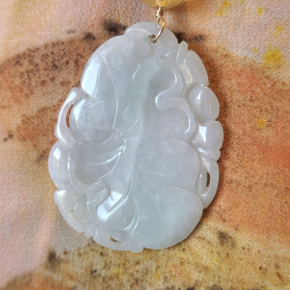 Miniature : COLLIER "POISSON DE JADE"