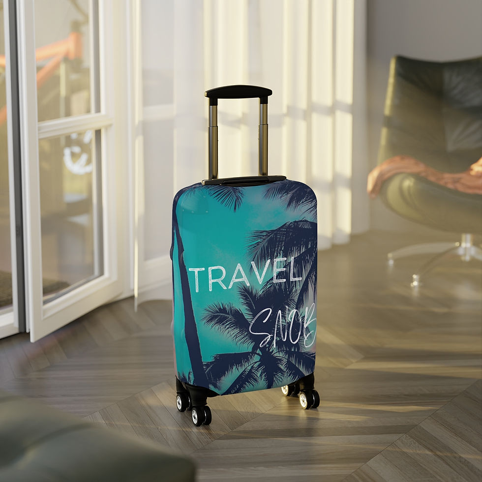 Thumbnail: Travel Snob Palm Tree Luggage Cover