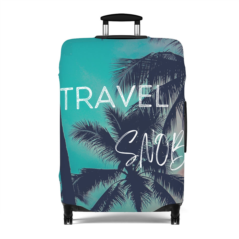 Thumbnail: Travel Snob Palm Tree Luggage Cover