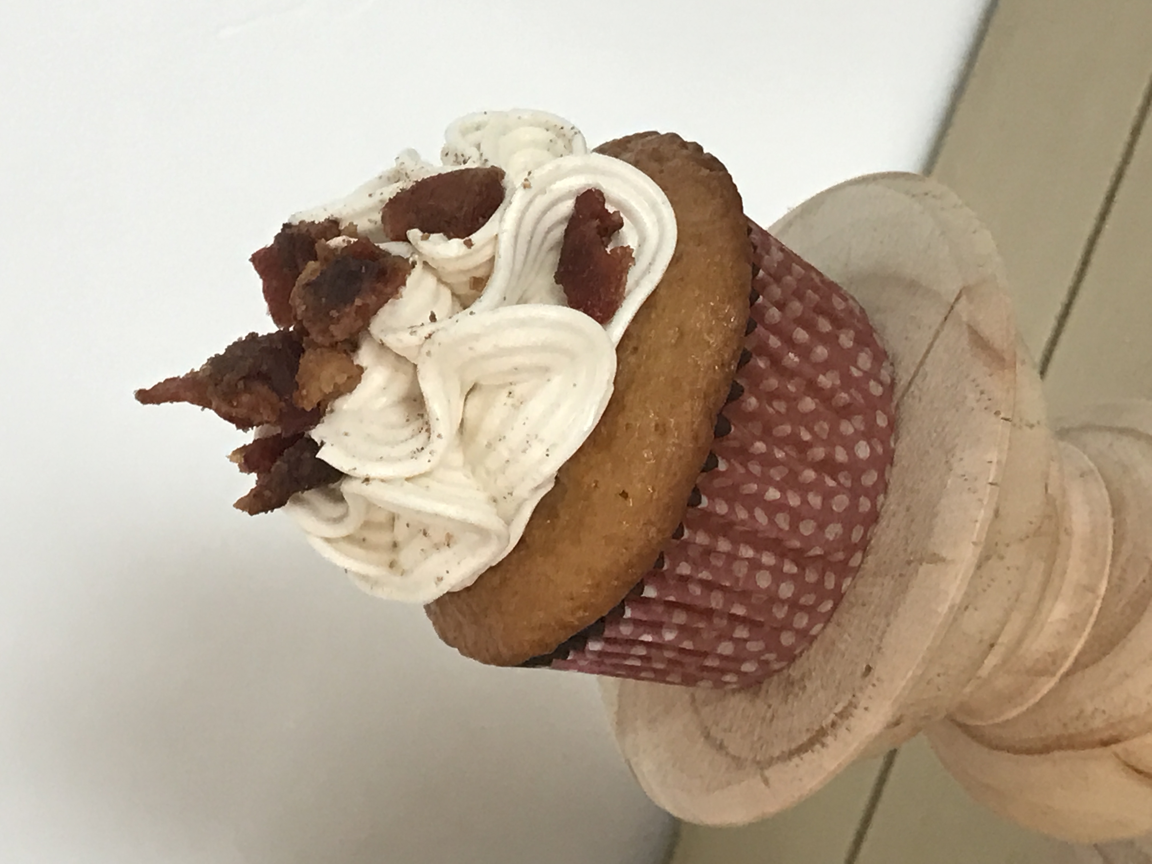 French Toast & Bacon Cupcake