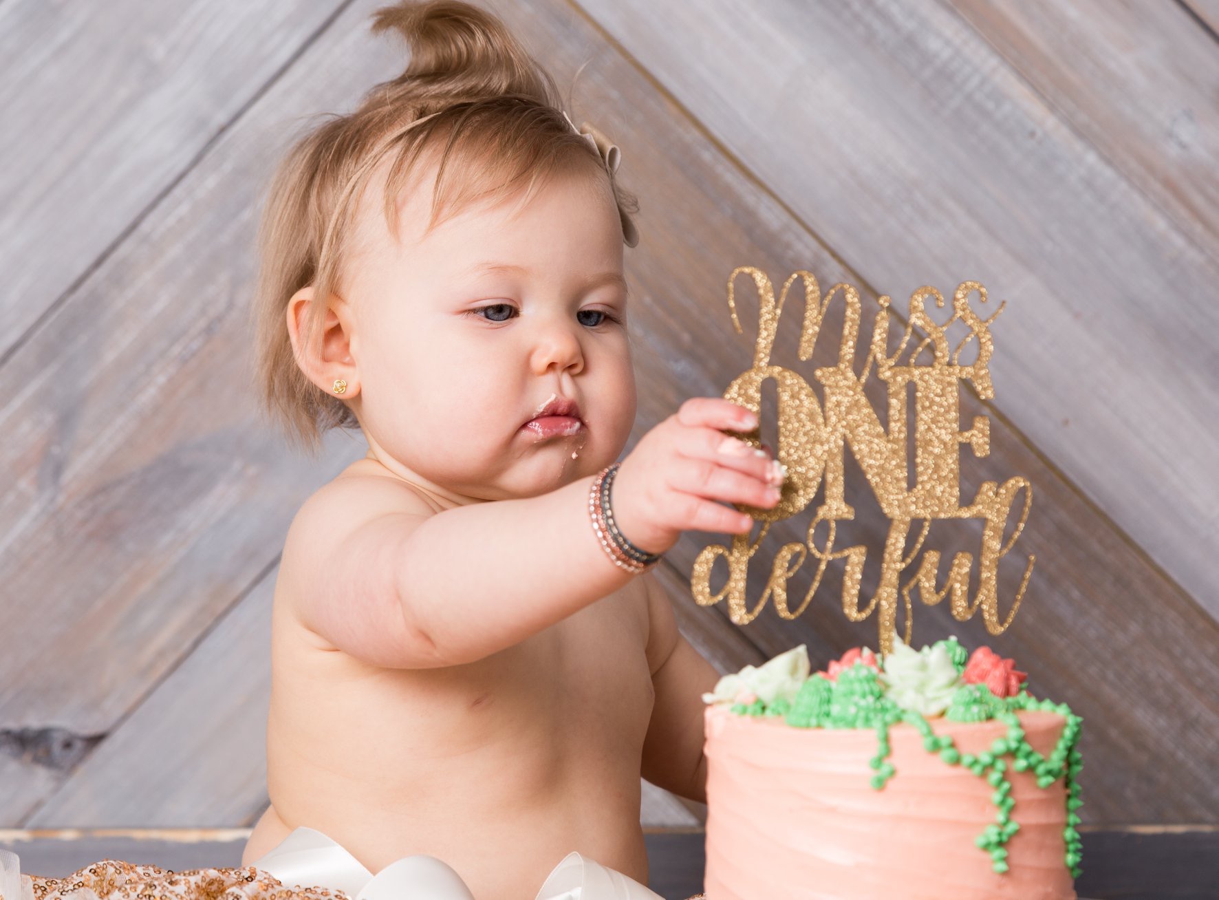 Succulent Smash Cake