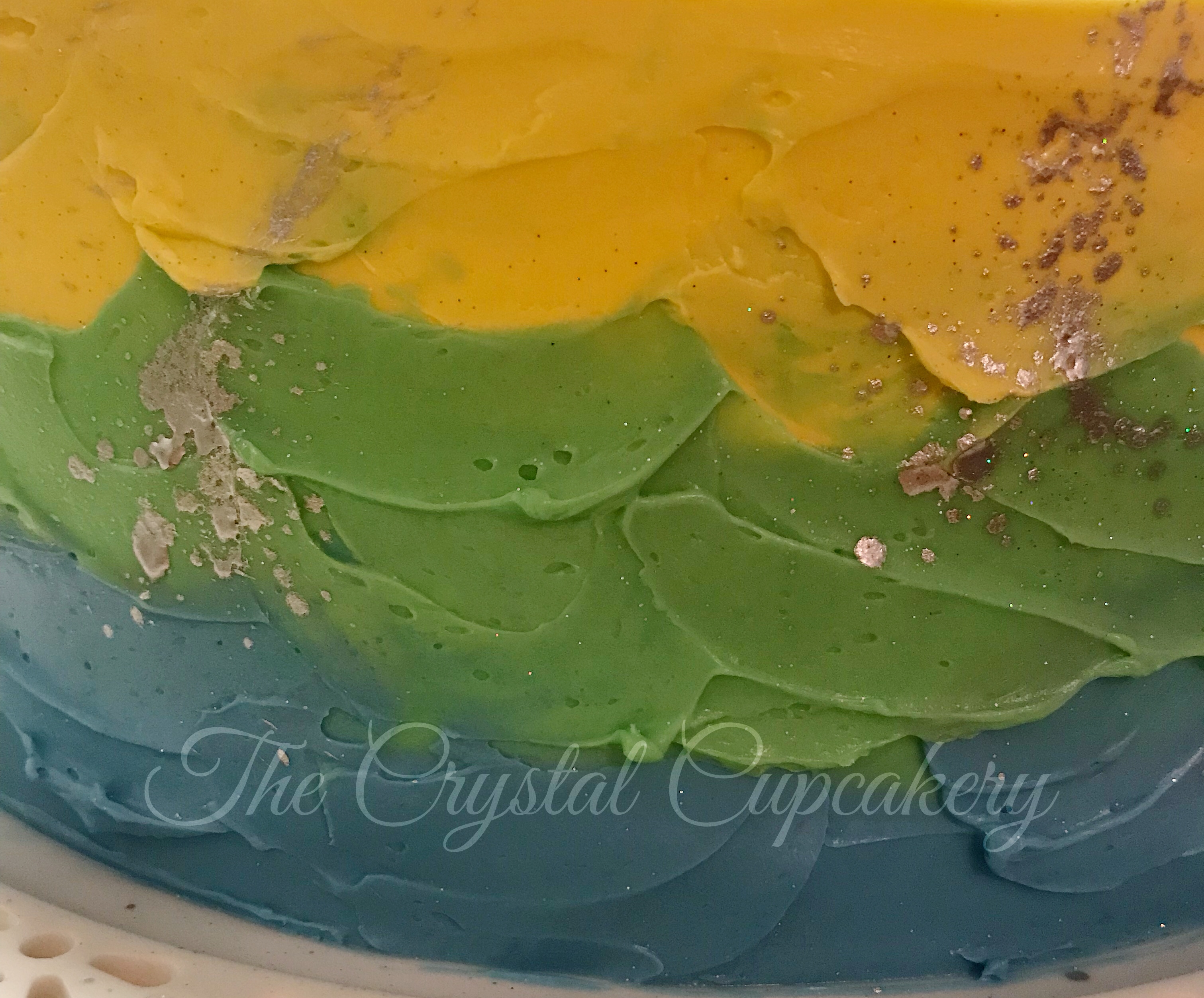 Fun Metallic Splatter