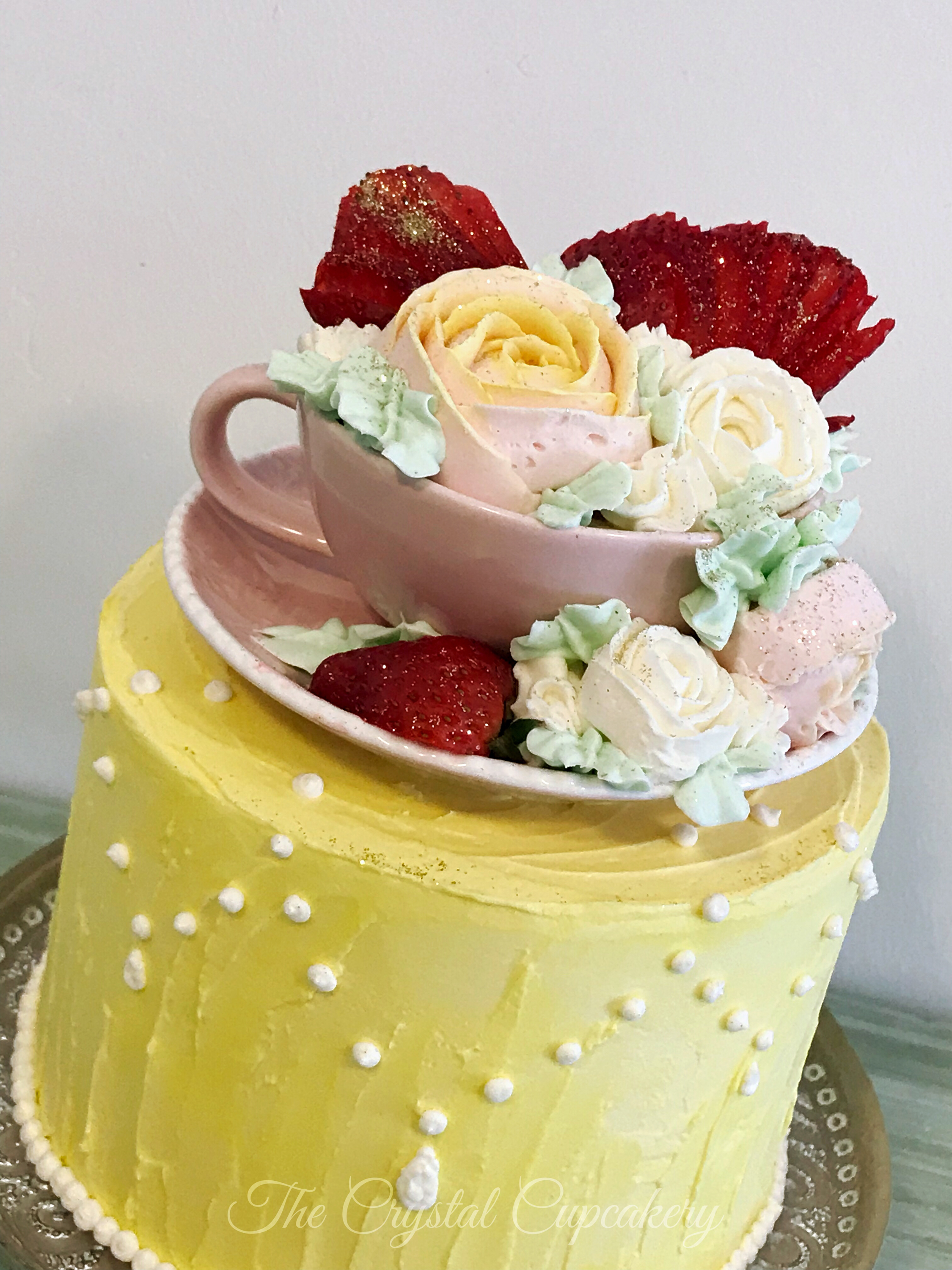 Teacup Birthday Cake