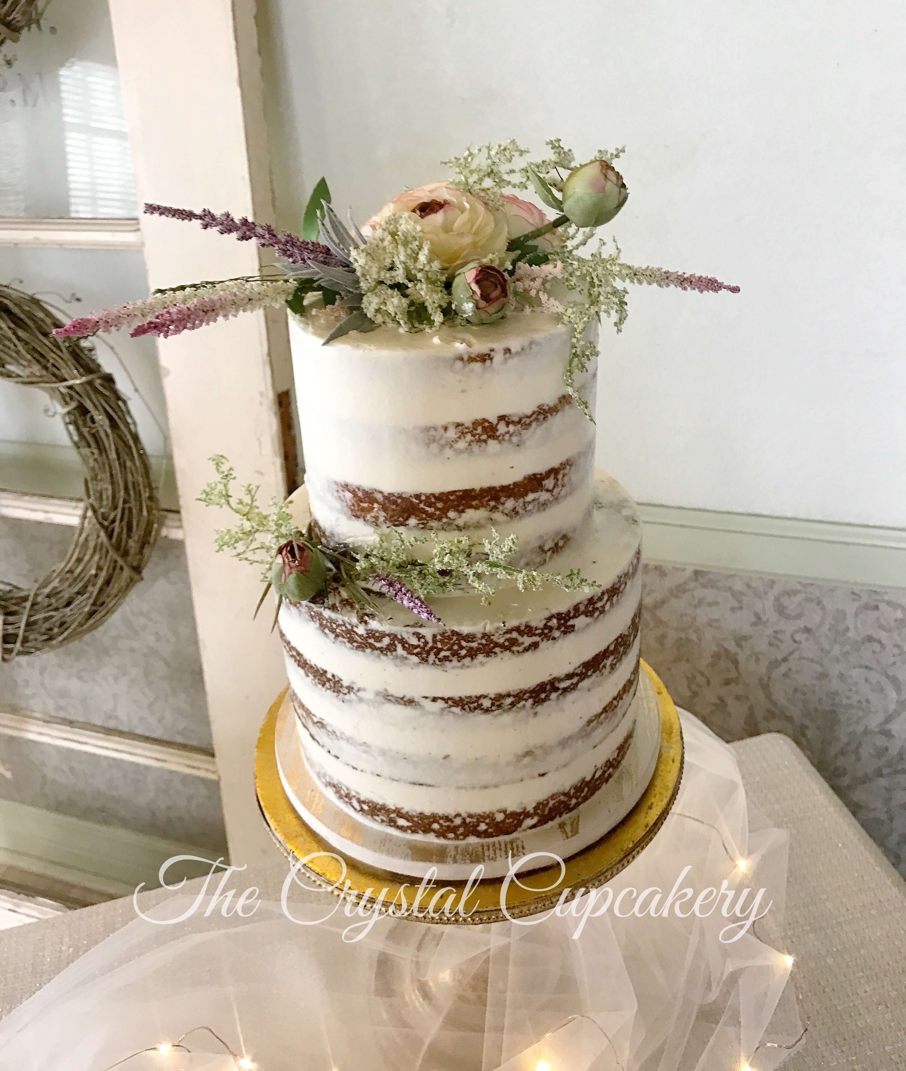 Naked Wedding Cake