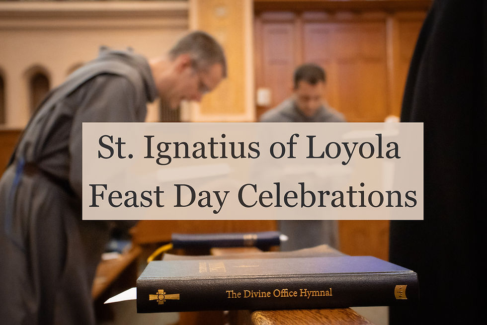 Reception | St. Ignatius Feast Day Celebrations!