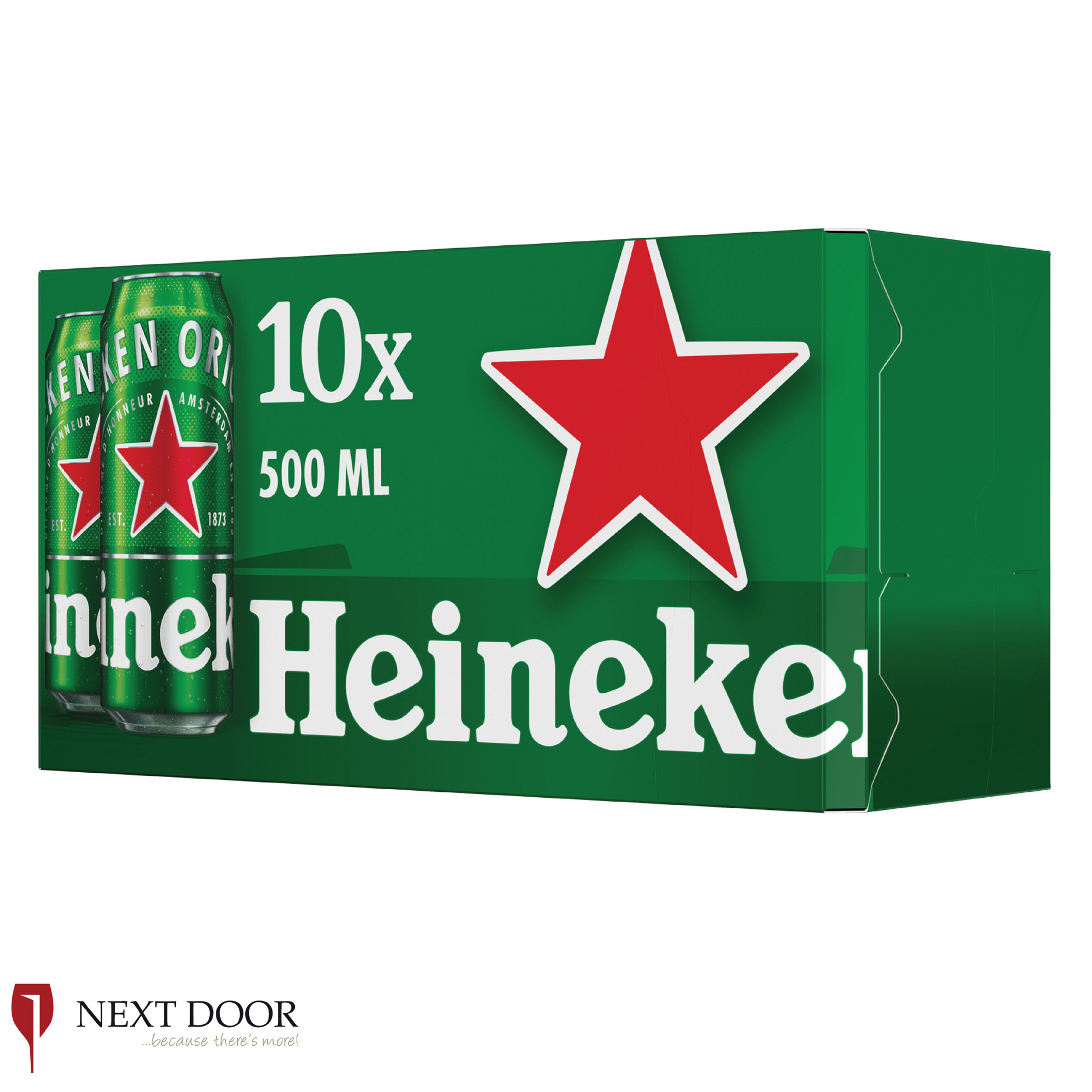 Heineken 10 X 500ml Can Pack