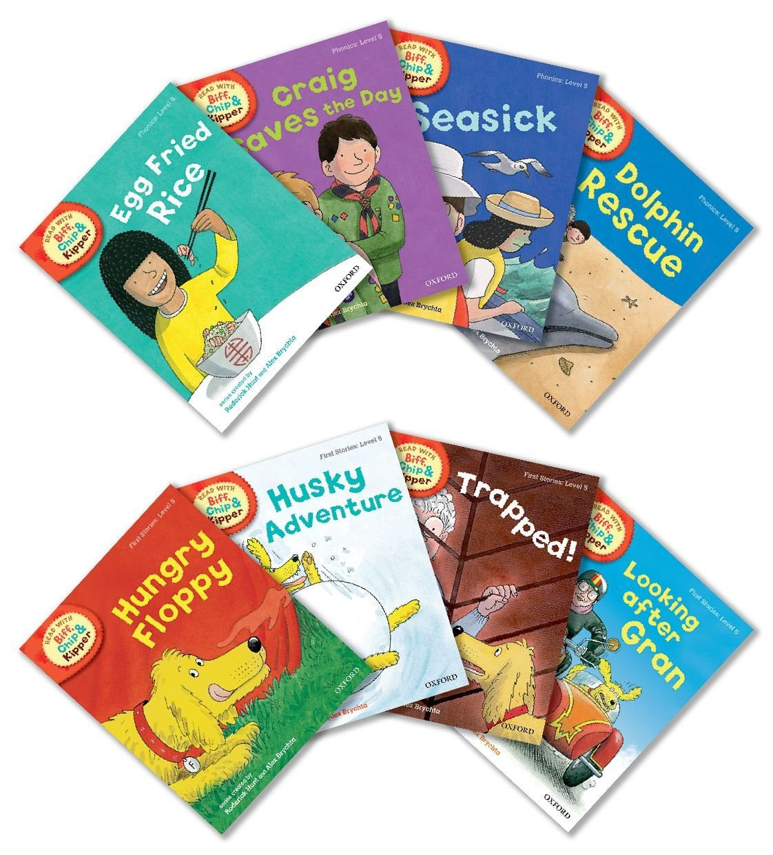 Oxford Reading Tree Read With Biff, Chip, and Kipper: Level 5. Pack of 8