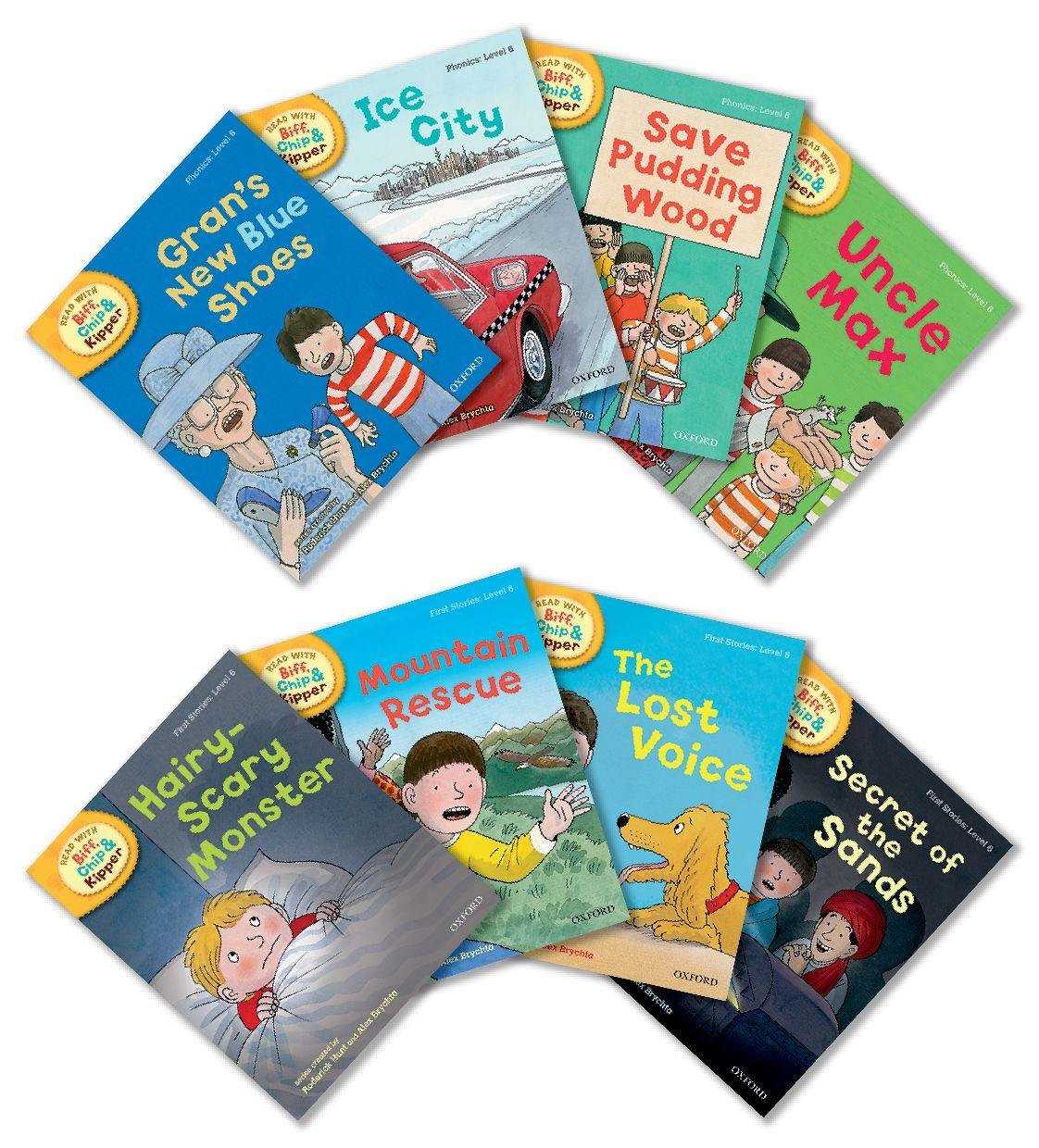 Oxford Reading Tree Read With Biff, Chip, and Kipper: Level 6. Pack of 8