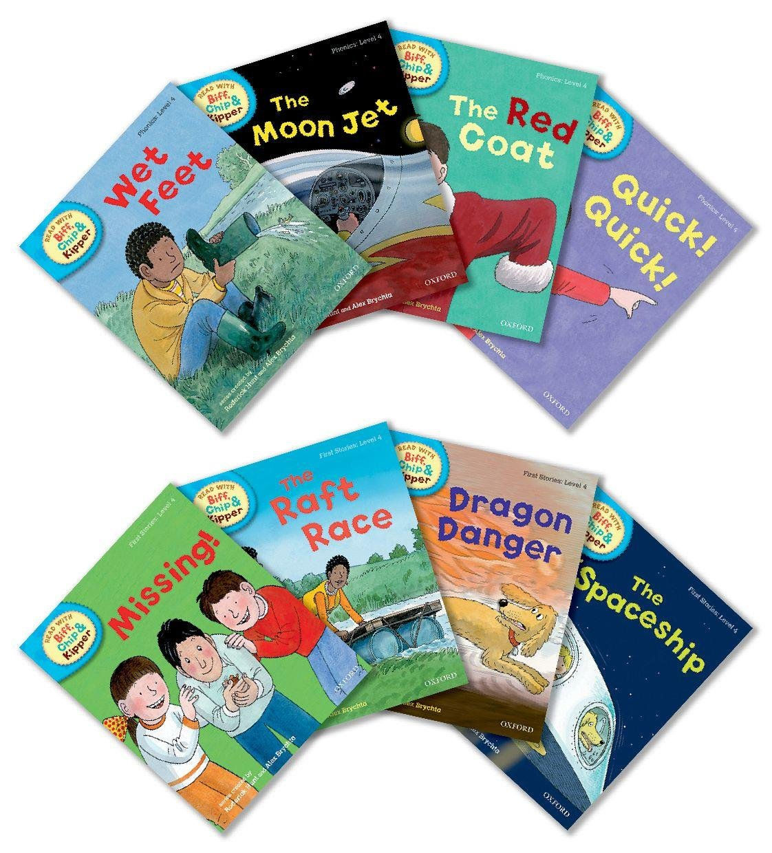 Oxford Reading Tree Read With Biff, Chip, and Kipper: Level 4. Pack of 8