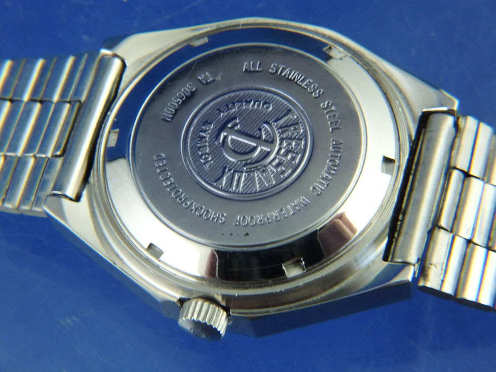 Thumbnail: Tressa Lux Automatic Swiss Watch . Circa 1970s . NOS Cal AS 5206