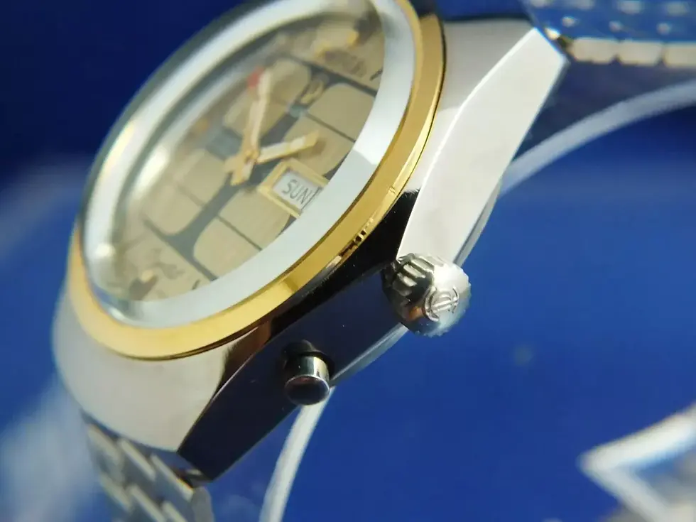 Thumbnail: Tressa Lux Automatic Swiss Watch . Circa 1970s . NOS Cal AS 5206