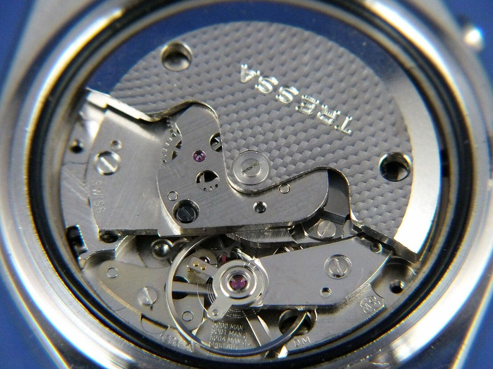 Thumbnail: Tressa Lux Automatic Swiss Watch . Circa 1970s . NOS Cal AS 5206-2