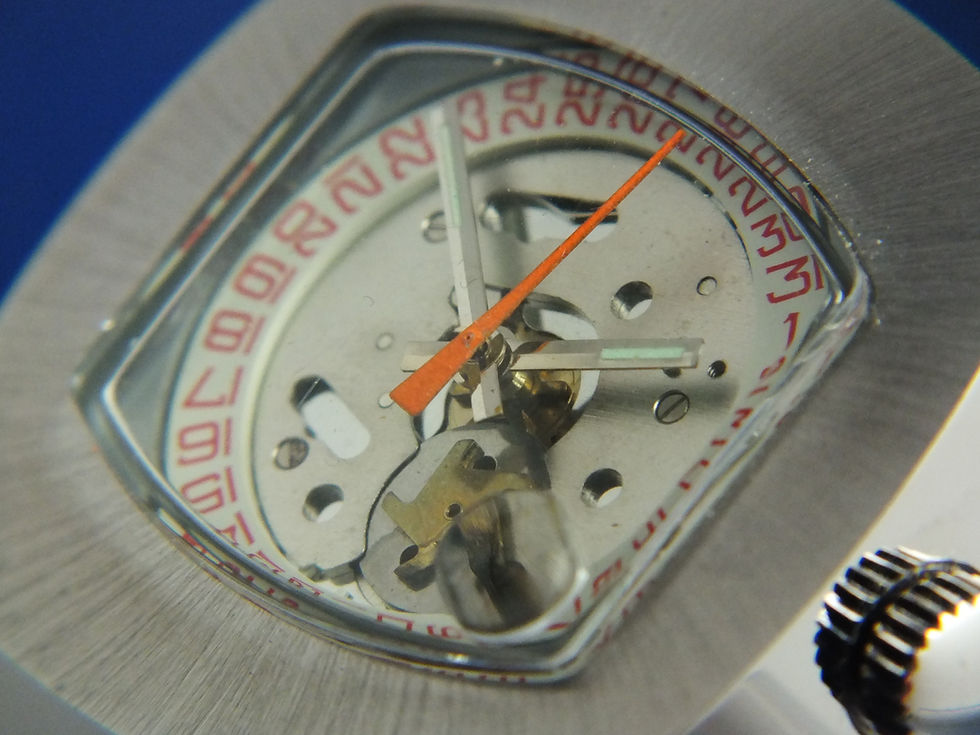 Thumbnail: Astromatic X Automatic Watch Swiss BF 158 NOS Vintage Steampunk Skeleton