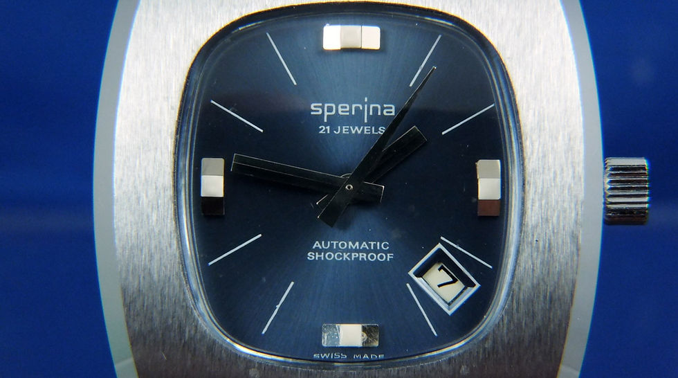 Thumbnail: Sperina Automatic Gents Watch . Circa 1970S - NOS -21 jewel EB 8155