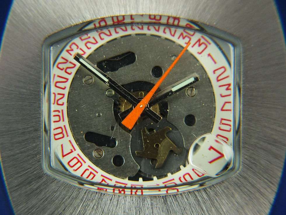 Thumbnail: Astromatic X Automatic Watch Swiss BF 158 NOS Vintage Steampunk Skeleton