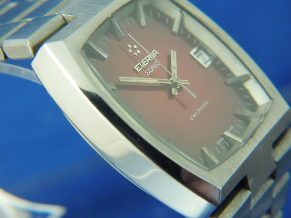 Thumbnail: Eterna Sonic Watch Electronic Vintage 1970s F300Hz Cal ESA 9162 VERY RARE