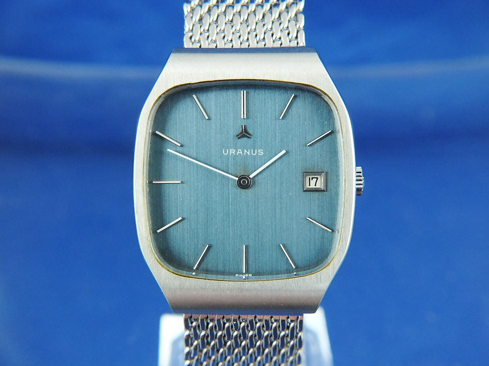 Thumbnail: Uranus By Synchron Mechanical 17 Jewel Watch 1960S / 70s NOS New Old Stock