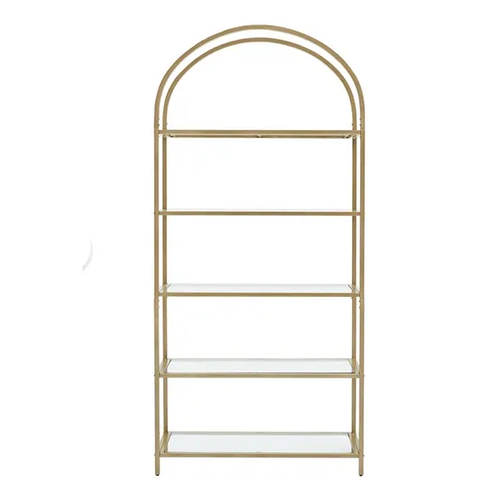 Gold Arched Shelves