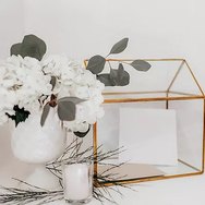 Gold Sleek Card Box