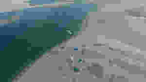 a group of kitesurfers