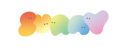 SunnyFamilyロゴ/白地