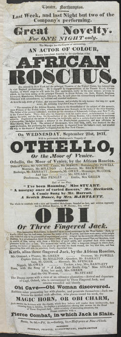 Othello PLaybill