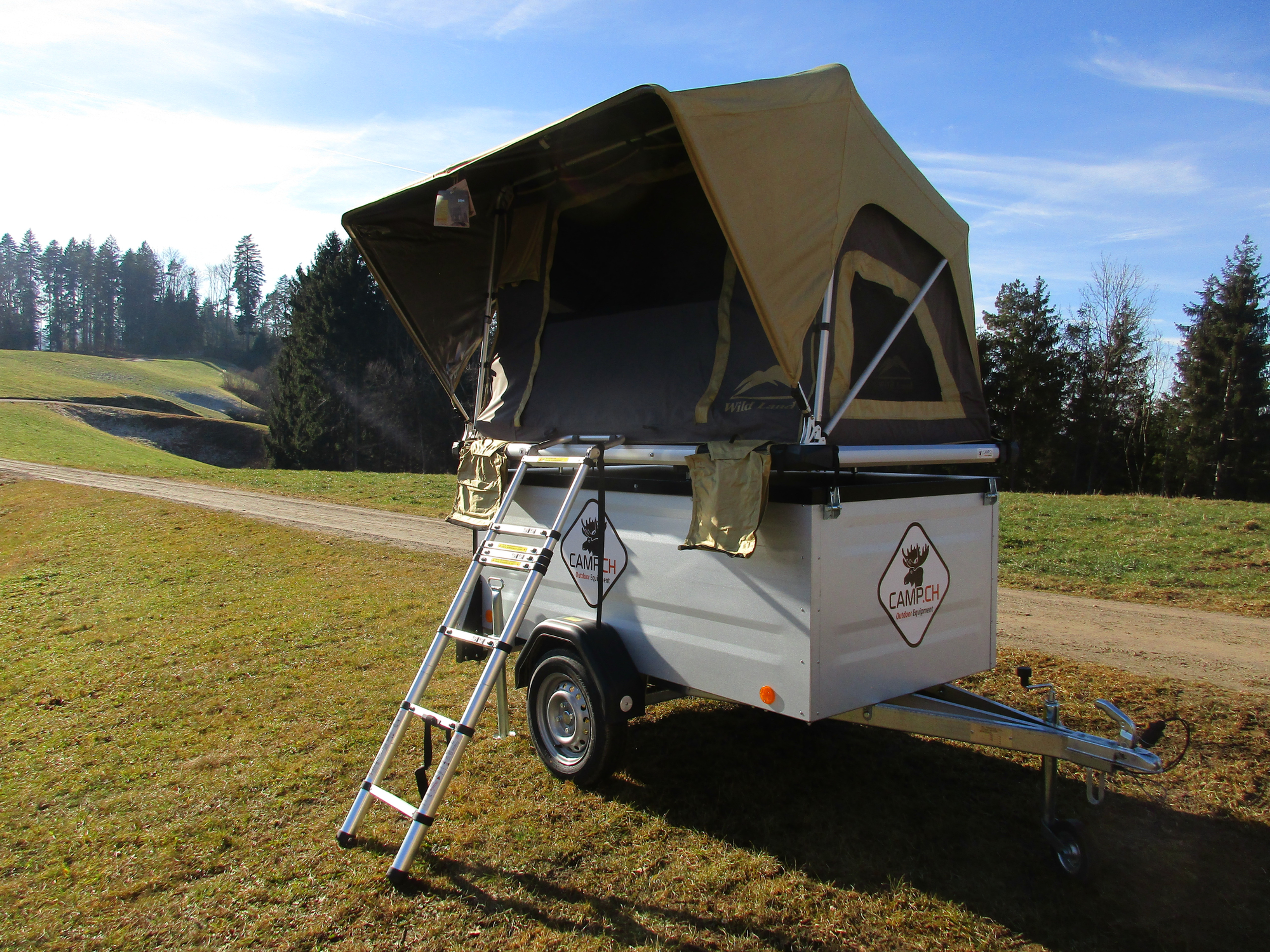 Dachzeltanhänger CAMP.ch