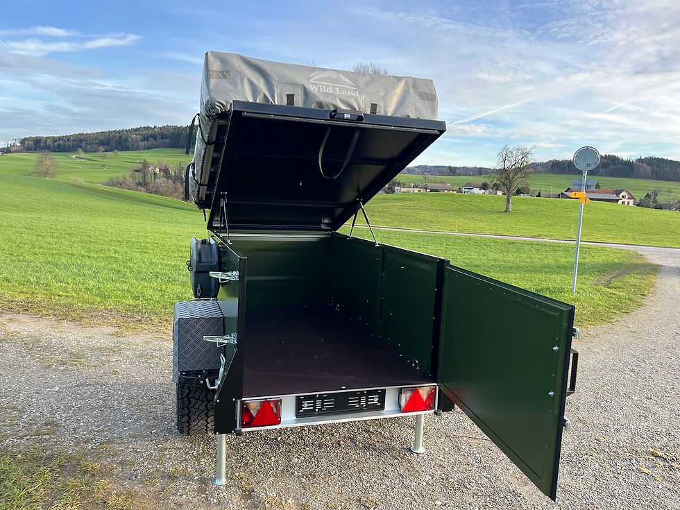 Miniaturbild: Offroad Anhänger Wild Land 160 mit Dachzelt