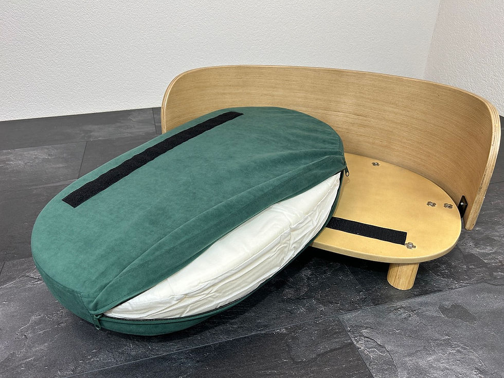 Miniaturbild: Tierbett mit abnehmbaren Bezügen