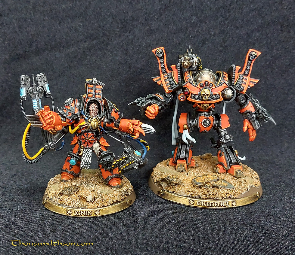40k Thousand Sons - Ignis and Credence
