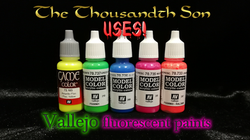 Warhammer painting tutorial - Vallejo Fluorescent Paints