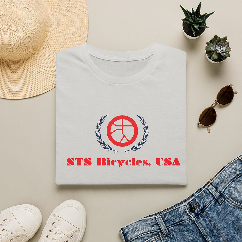 Thumbnail: STS Bicycles Logo Tee (Red Wheel & Laurel)