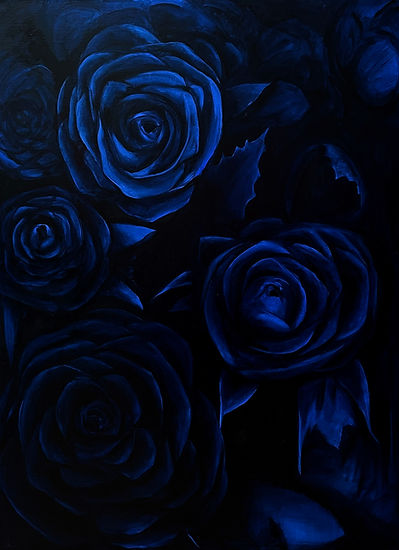 Estera Tajber Rose Monochrome bleu