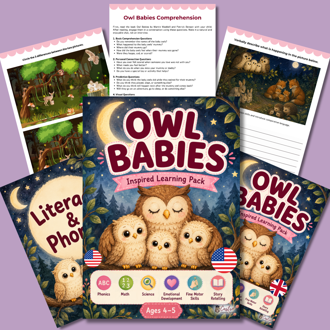 Inspired by Owl Babies Printable Pack 100+ PAGES