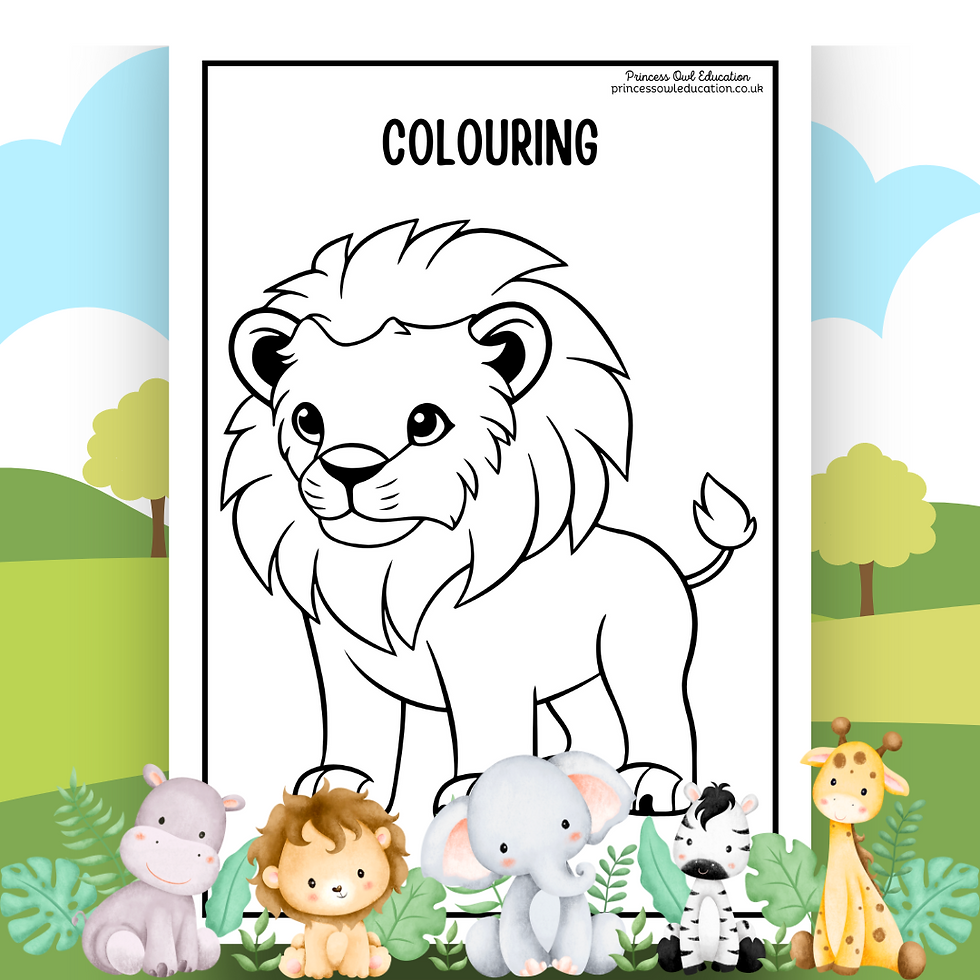 Thumbnail: ANIMALS: ENGLISH AND MATHS WORKBOOK - 50 PAGES