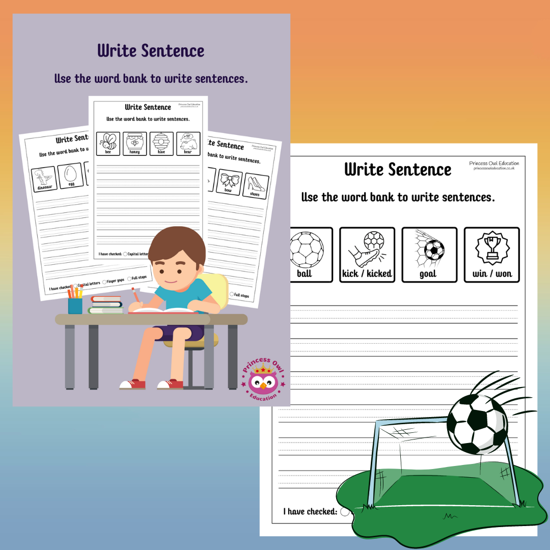 WRITE SENTENCE - 15 PAGES