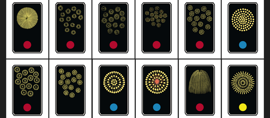 Hanabi, or Fireworks Hanafuda