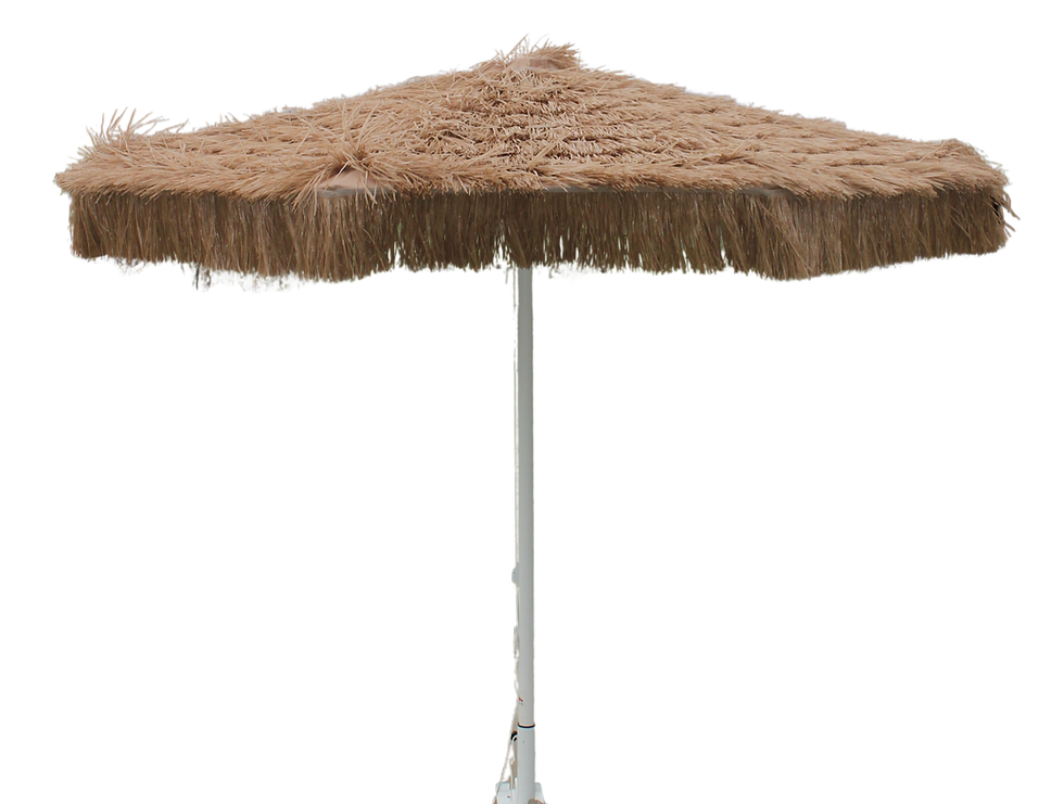 Küçük resim: 300 cm Hasır Görünümlü Şemsiye