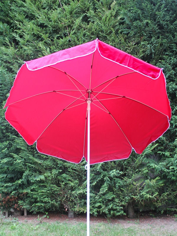 Thumbnail: 200 cm Claret Red Beach Umbrella