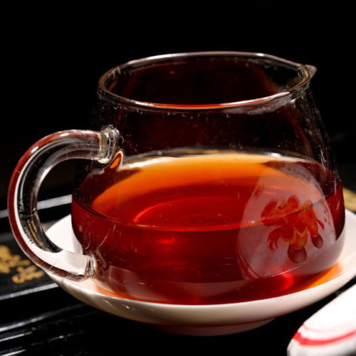 Миниатюра: 2024, Dr. Puer Tea Sun Dried YIWU ARBOR DIAN HONG Yunnan Black Tea Cake, 357G