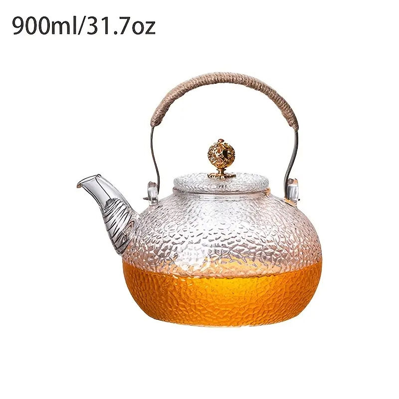 Стеклянный чайник «Amber Crown» 900 мл