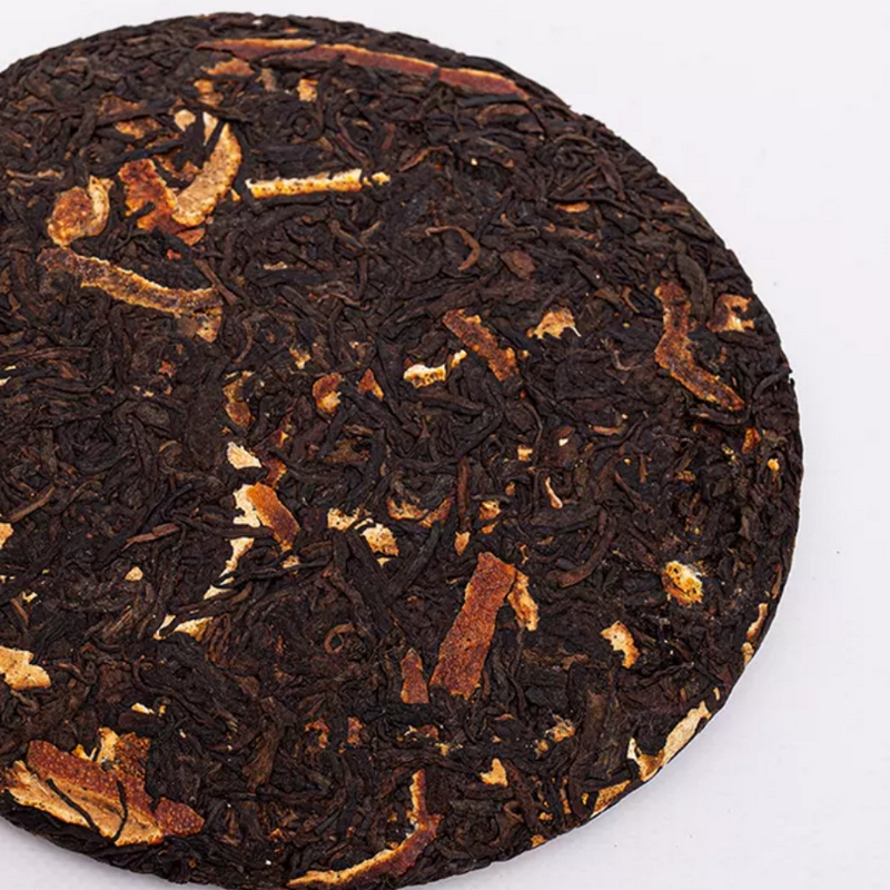Миниатюра: 2022, Шу пуэр фабрика Гу И "Tangerine Peel Puer" с мандариновой цедрой", 357 гр.