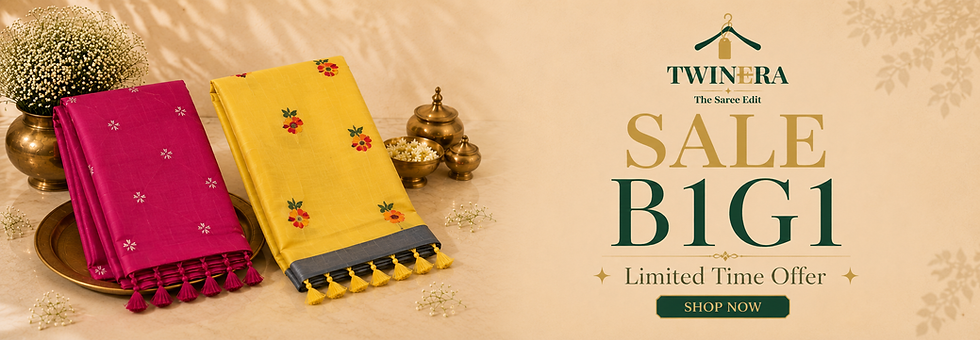 Twinera sale B1G1 sarees