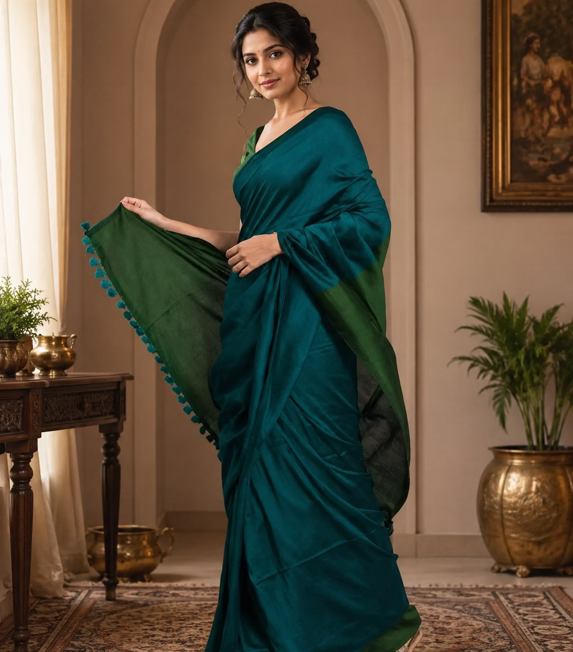 Morika Dual Tone Saree