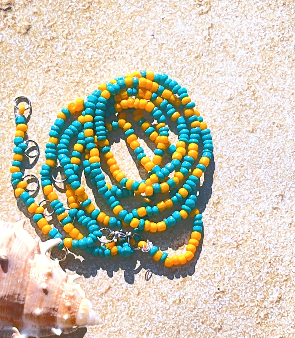 Thumbnail: Adjustable waist beads Bad Beach Bundle ★★★★★
