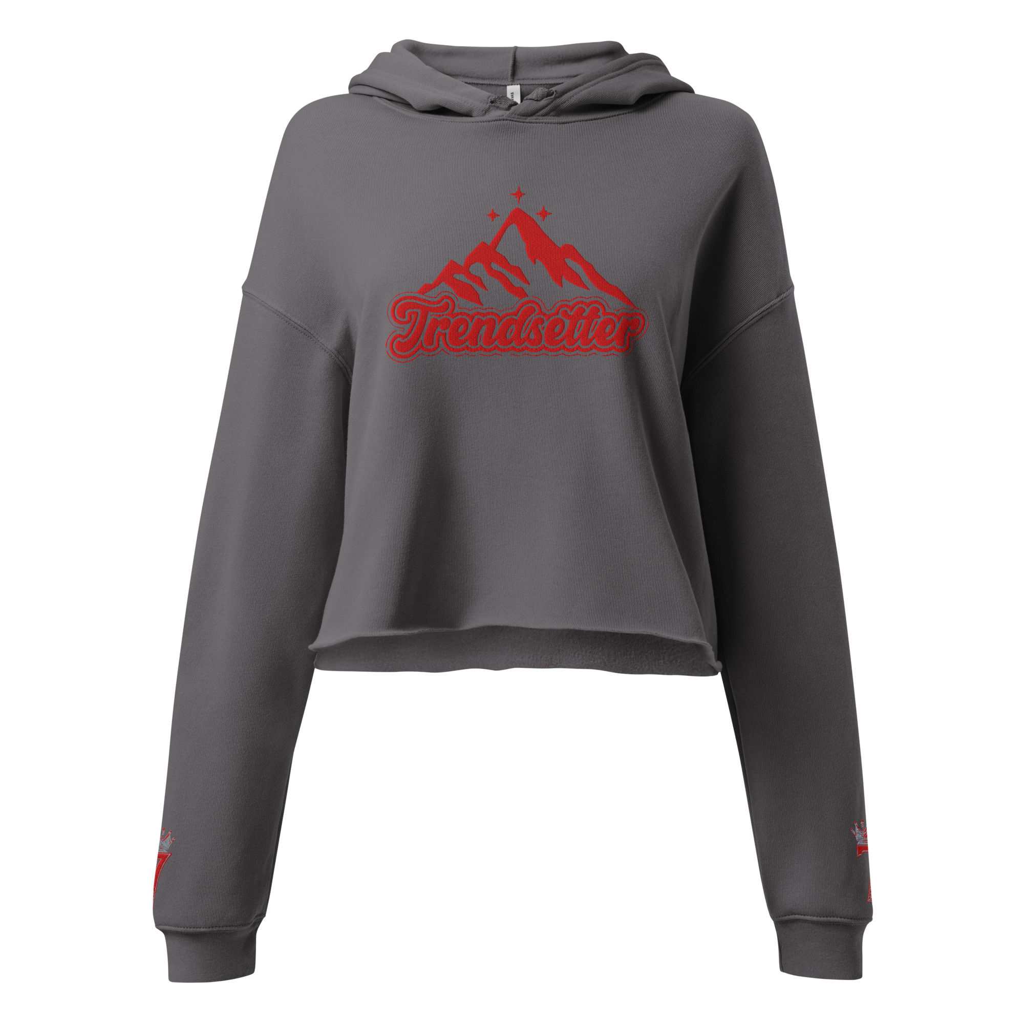 Trendsetter Crop Hoodie Bleeding Concrete Color way
