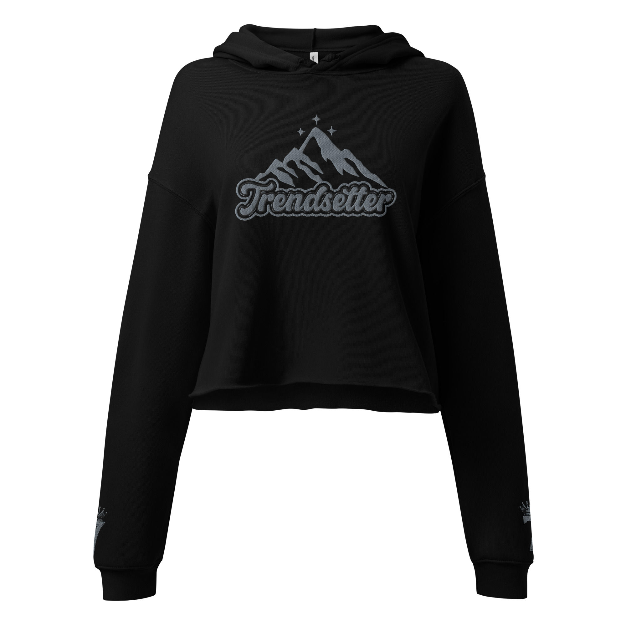 Trendsetter Crop Hoodie Overcast Colorway