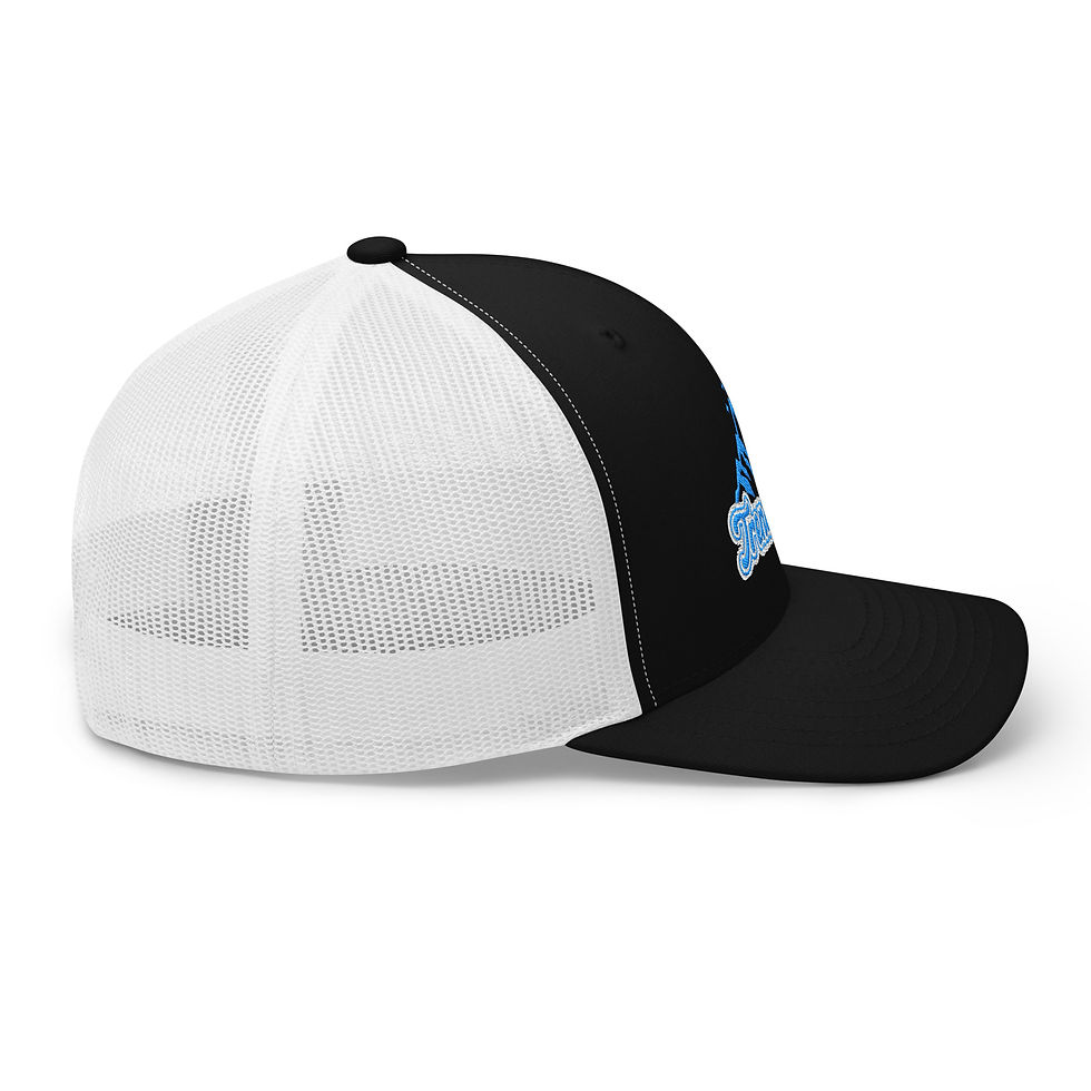 Thumbnail: Trendsetter Trucker Hat Black Ice Blue