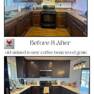 Wood Grain Kitchen Options (Dark to Light)