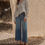 Thumbnail: STRETCH HIGH RISE WIDE LEG JEANS